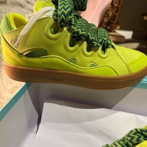 Vibrant Green Kids Shoes